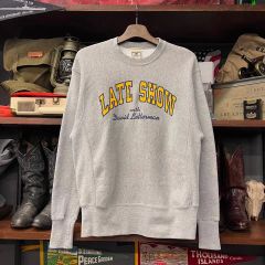 90s LEE クロス グレイン プリンティング リバースウィーブ スウェット スウェット マン