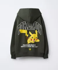 レア新品未使用POKÉMONポケモン×ZARA(ザラ)ピカチュウコラボスウェットパーカー