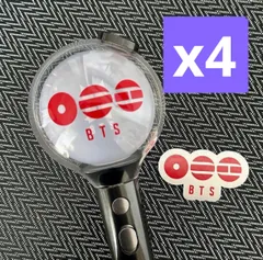 4枚 BTS アミボム ステッカー★Arirang ロゴステッカーセット ★カッティングステッカー ★ ワールドツアー
