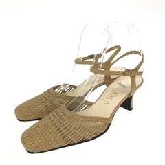 Fresca (銀座ﾖｼﾉﾔ) フレスカ アンクルストラップパンプス 表記サイズ:23cm 編込/レザー    ベージュ レディース / 240001183646
