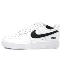 ナイキ NIKE × シュプリーム Supreme 【 AIR FORCE 1 LOW White Black CU9225 102 】 エア フォース 1 ロー ホワイト ブラック スニーカー f29442