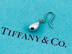 a194 送料無料　美品　Tiffany&Co. ティファニー　ティアドロップ　エルサ　ペレッティ　フック　ピアス　片耳　シルバー　925