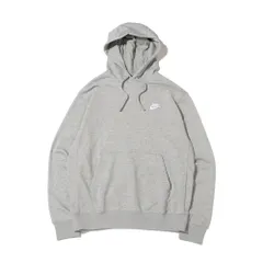 [ナイキ] スポーツウェア クラブ プルオーバー パーカー フレンチテリー 裏毛 スウェット フーディ CZ7858-063 ダークグレーヘザー/マットシルバー/ホワイト 吸汗 通気性 ロゴ カ [063：ダークグレーヘザー/マットシルバー/ホワイト] [L]