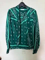 サンドロ ベイズリー ブラウスとプリーツ スカート セット 新品