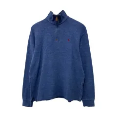 S/ポロ ラルフローレン コットン ハーフジップ スウェット
