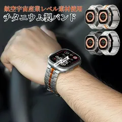 送料無料アップルウオッチ バンド ベルト チタニウム製 高級　apple watch 替えベルト 49ｍｍ46mm45mm42mm44mm41mm40mm シリーズ10９８７６５４SE全シリーズ対