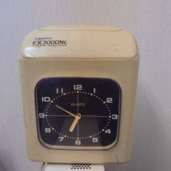 AMANO EX 3000Nc 時計 タイムカード クリーム色 AMANO EX 3000Nc 時計 タイムカード クリーム色 - メルカリ