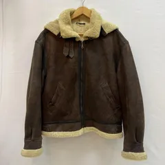 古着 フード付き B-3 シープスキン レザー ムートン フライトジャケット メンズ 44 ISItems【USED】【古着】【中古】50151255