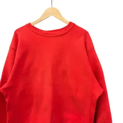 80s ビンテージ チャンピオン リバースウィーブ 目無し スウェット XL レッド USA製 80年代 アメリカ製 vintage champion トリコタグ