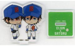 新品 くじ引き堂 ダイヤのA ミニキャラアクリルスタンド 沢村＆御幸