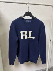 ポロ ラルフローレン RL ロゴ セーター ネイビー S