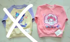 クロミ+マイメロディ 裏起毛パーカー 2種 (120号)