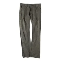 (30) DIESEL ディーゼル チャコールブラウン ポリ パンツ