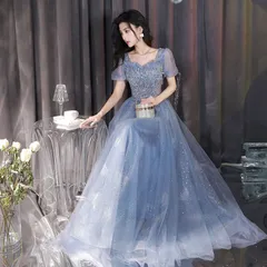 新品 ブライズメイド ロングドレス 花嫁 二次会 パーティードレス 結婚式ドレス かわいい お誕生日 披露宴 花嫁 パーティードレスフォーマル 卒業式 お呼ばれ ドレス ドレス 演奏会 二次会 ワンピース   ドレス mlprk