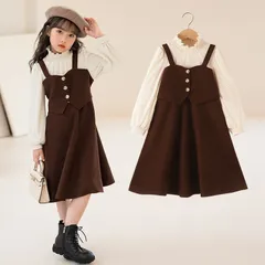 新品 子供服 ワンピース ドレス キッズ 女の子春 秋 長袖 カジュアル キッズ ドレス 子供服 ワンピース ガールズ フォーマルワンピース 長袖 普通着 七五三 卒園式 入学式 発表会 結婚式 mlmaq