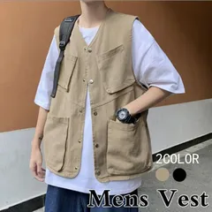 新品 フィッシングベスト ベスト メンズ ミリタリーベスト カメラマン 撮影ベスト ジャケット マウンテンベスト 無地 学生 上着 アウター お出かけ mlazk