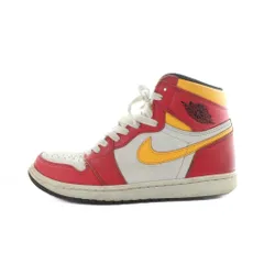 ナイキ NIKE 555088-603 Air Jordan 1 High OG Light Fusion Red ハイカットスニーカー シューズ 靴 レザー ロゴ 26cm マルチカラー ■GY03 /MQ