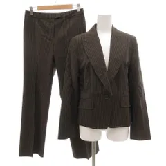 ピーエスポールスミス PS Paul Smith スーツ セットアップ テーラードジャケット パンツ 42 1B 総裏地 サイドベンツ ストライプ 茶 ブラウン /GV ■GY18