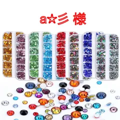 【a☆彡 様】　高分子ストーン　ミルキーストーン　デコストーン　デコうちわ　ラインストーン