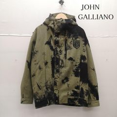John Galliano カーキ グラフィックプリント ジャケット - メルカリ
