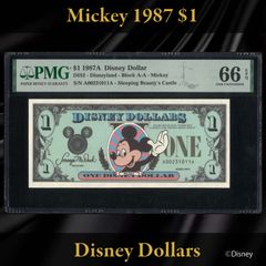 希少】ディズニーダラー 5ドル紙幣 1997年 WDW25周年（グーフィー
