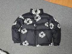 S DENIM TEARS(デニムティアーズ) ダウン ジャケット ブラック