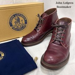 John Lofgren THE STEADFAST CHUKKA BOOTS leather boots, calfskin burgundy, vibram sole, men's, US: 9.5. [USED] [Vintage] [Pre-owned] 5015106
