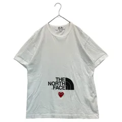 PLAY COMME des GARCONS(プレイコムデギャルソン) ノースフェイス Tシャツ L ホワイト AE-T202