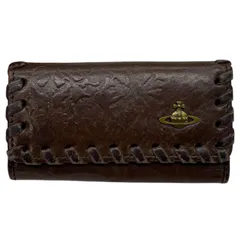 Vivienne Westwood(ヴィヴィアンウエストウッド) 4-ring leather key case 4連 レザー キーケース ブラウン