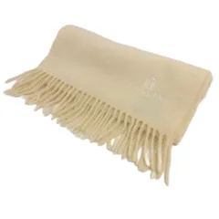 ランバン LANVIN マフラー ストール カシミヤ フリンジ アイボリー ■GY99のサムネイル