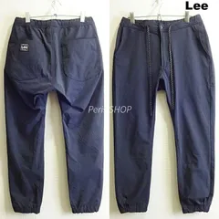 Lee　リー　DUNGAREES ATHLETIC JOGGERS MAX FIT　メンズ M 相当　ストレッチ　LM8487　ダンガリーズ　ナイロン混　ジョガー デニムパンツ　テーパード　ブラック / 黒　良品