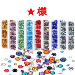 【✮ 様】　高分子ストーン　ミルキーストーン　デコストーン　デコうちわ　ラインストーン