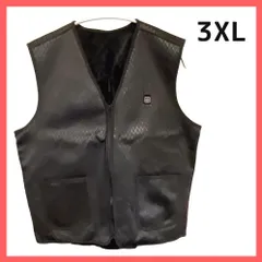 【バッテリーご用意ください】 作業ベスト 電熱ベスト 3XL 大きいサイズ ヒーターベスト ブラック [BF13]