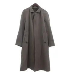 ランバン LANVIN ステンカラーコート ロング丈 長袖 総裏 C-0Y1002 グレー系 H48-25のサムネイル