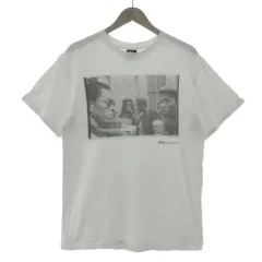 ステューシー STUSSY×Josh Cheuse コラボ Tシャツ 00's OLD STUSSY レア 丸首 フォトプリント 半袖 裏地プリント コットン ホワイト 白 M