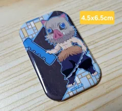 鬼滅の刃 伊之助 スクエア バッジ