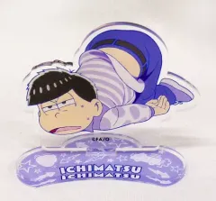 【中古】アクリルスタンド・アクリルパネル 松野一松 アクリルスタンド シャツ松ver.＜ゴール＞ 「おそ松さん ～ニートの生きざま展～」