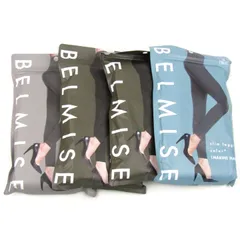 ベルミス スリムレギンス 4点セット 未使用 LLサイズ 着圧 大きいサイズ ブランド まとめて レディース BELMISE