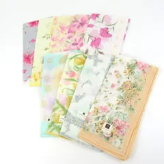 ピエールバルマン ハンカチ 9点セット 未使用 花柄 ブランド まとめて 大量 小物 レディース PIERRE BALMAIN