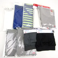 ユニクロ 半袖Tシャツ タイツ ヒートテックなど 9点セット 未使用 肌着 アンダーウエア Mサイズ まとめて 大量 メンズ UNIQLO