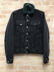 【中古】 DIESEL ディーゼル デニムジャケット 内ボア 00E8M200008-BF03 ブラック M 111445833
