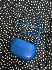 ザラ ミニ ブルー ショルダーバッグ 出品