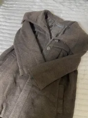 半額在庫処分) 日本 ヴィンテージ ブラウン ウール コート アウター