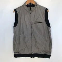 Airwalk フルジップベスト メンズ M グレー×チェック 4091202601140030