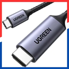 【在庫処分】HDMI C 変換ケーブル 1M 4K@60Hz Type USB C HDMI 変換 USB 【単方向通信】【DP Altモードを含むUSB-Cだけ対応】Thunderbolt 3/4 MacBook/MacBook UGREEN Air/Mac