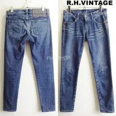 R.H. （ Ron Herman / ロンハーマン ） VINTAGE  ヴィンテージ　スーパースキニーデニム　W73cm / W23 / M　ストレッチ　インディゴ　日本製　レディース