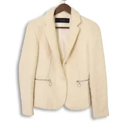 ZARA BASIC ザラ 秋冬★ ツイード テーラード ジャケット ブレザー Sz.XS レディース