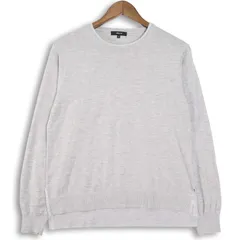 COMME CA ISM コムサイズム 秋冬 ラメ★ ニット セーター Sz.11　レディース グレー