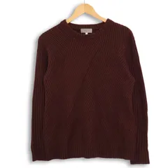 ABAHOUSE アバハウス 秋冬 ウール混★ クルーネック デザイン編み ニット セーター Sz.48 メンズ