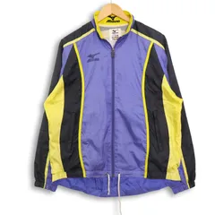 Mizuno ミズノ 秋冬★ パターン切替 ウィンドブレーカー ジップ トラック ジャケット ブルゾン Sz.M メンズ トレーニング